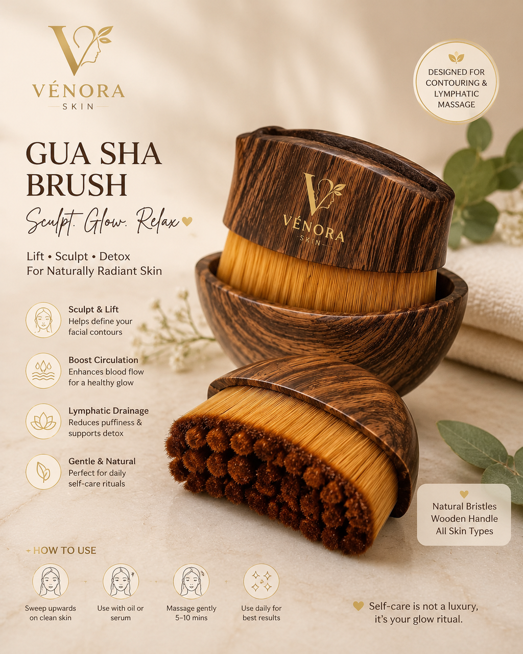 Gua Sha Brush