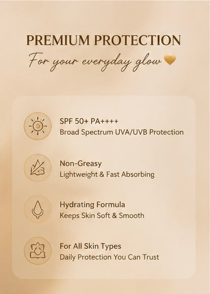 Vénora Skin Sunblock SPF 50+ PA++++