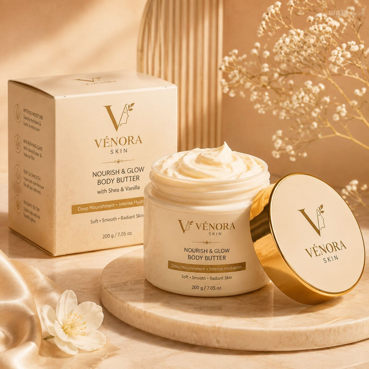 Venora Nourish & Glow Body Butter